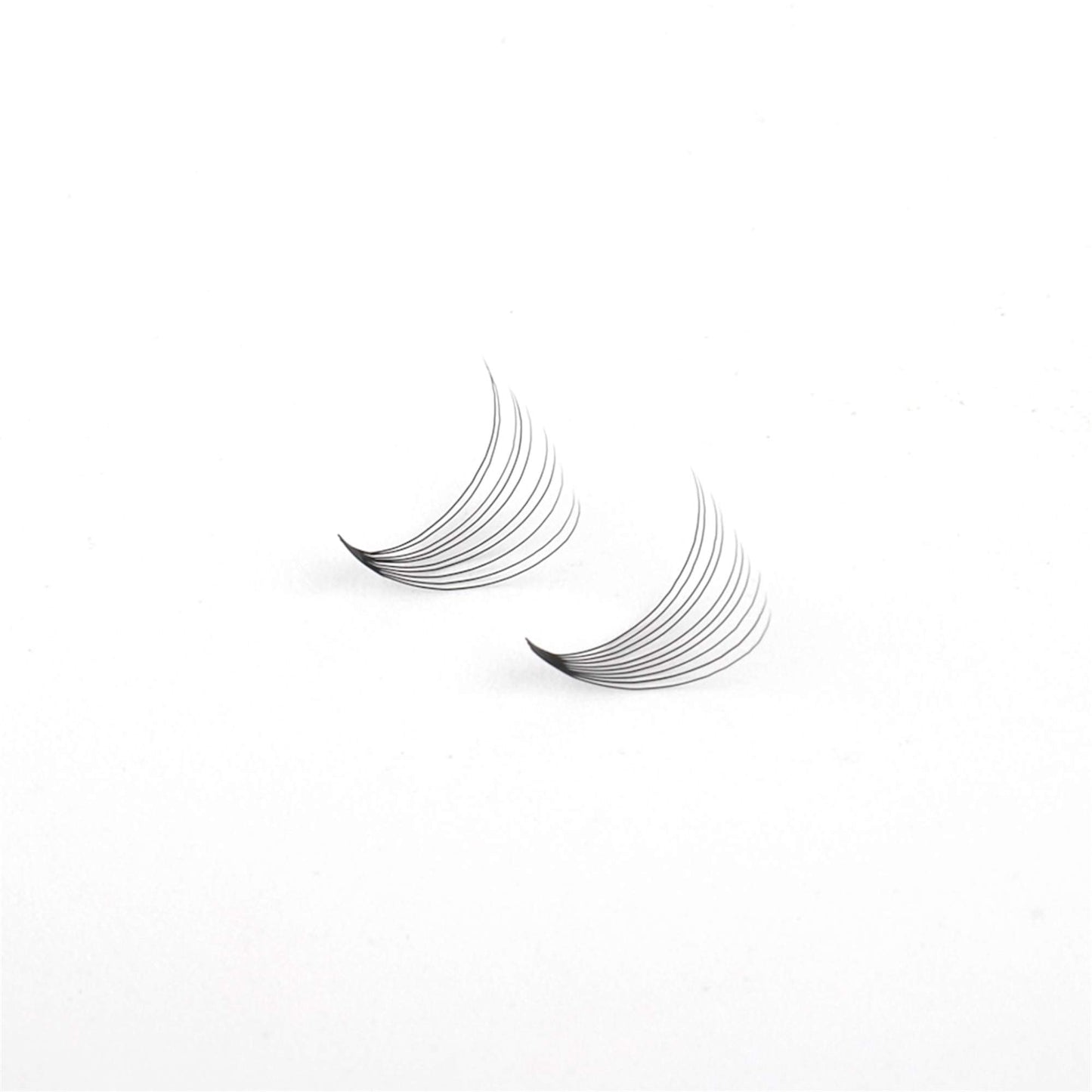 XL 10D Premade Short Stem Eyelash Extensions - 0.05 / D CURL